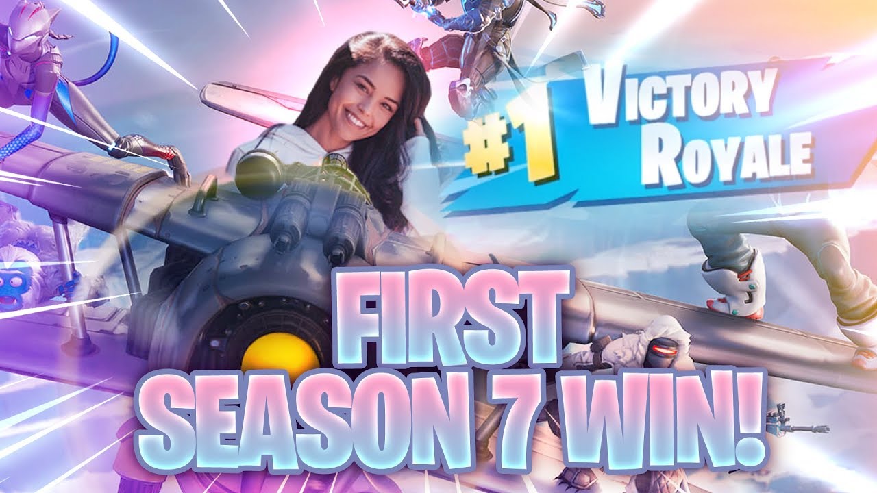 PLANE TRICK SHOT?! MY FIRST SEASON 7 WIN! – Valkyrae Fortnite Highlights