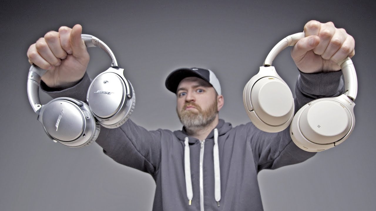 The Best Noise Cancelling Headphones… Bose or Sony?
