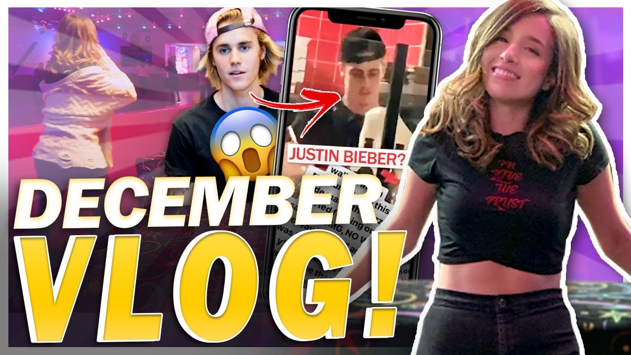 My FAN Looks Like Justin Bieber 😱 + First Time Skating! Pokimane December Vlog!