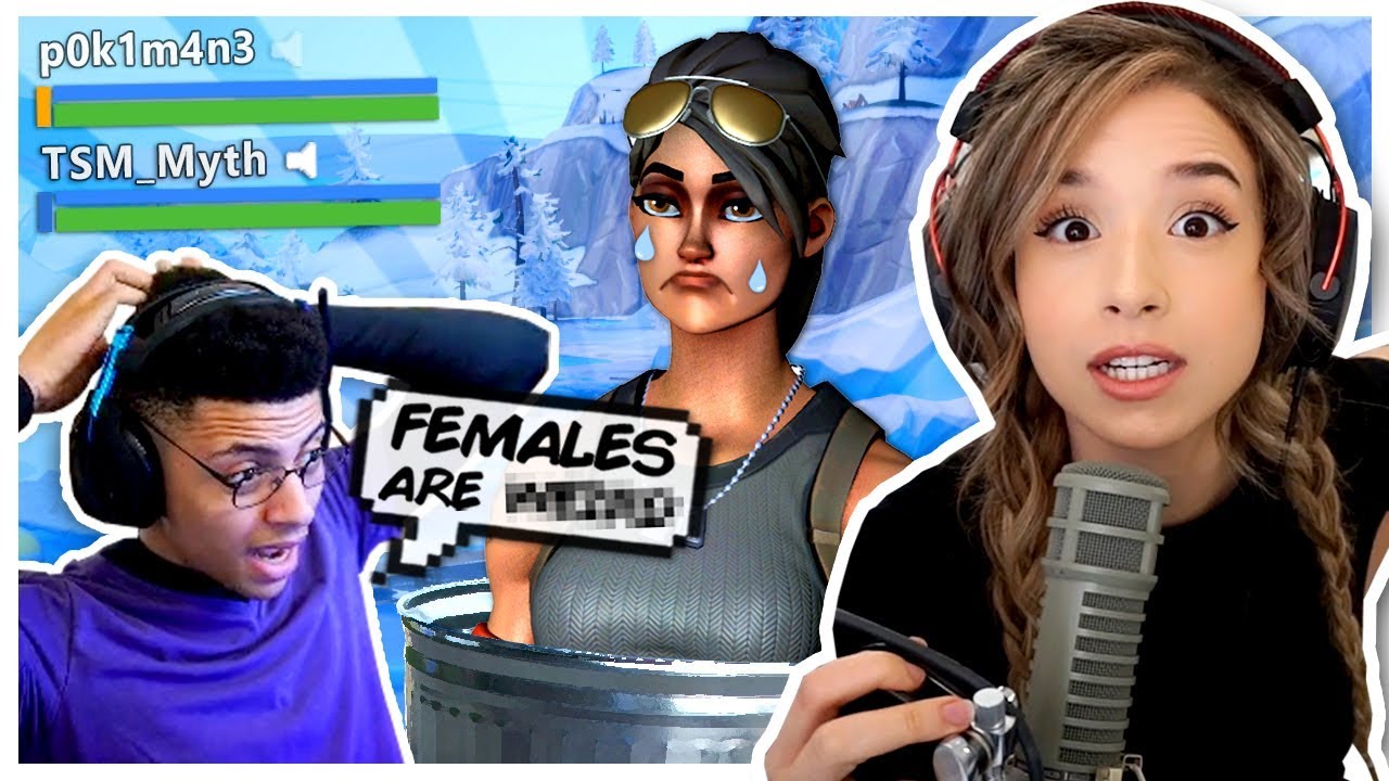 TSM Myth said Females are WHAT?! Fortnite Duos – Pokimane!