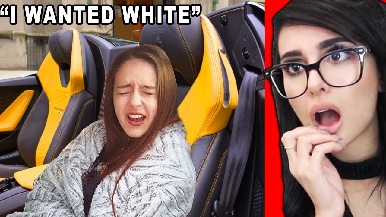 SPOILED GIRL Gets a LAMBO for her Birthday…