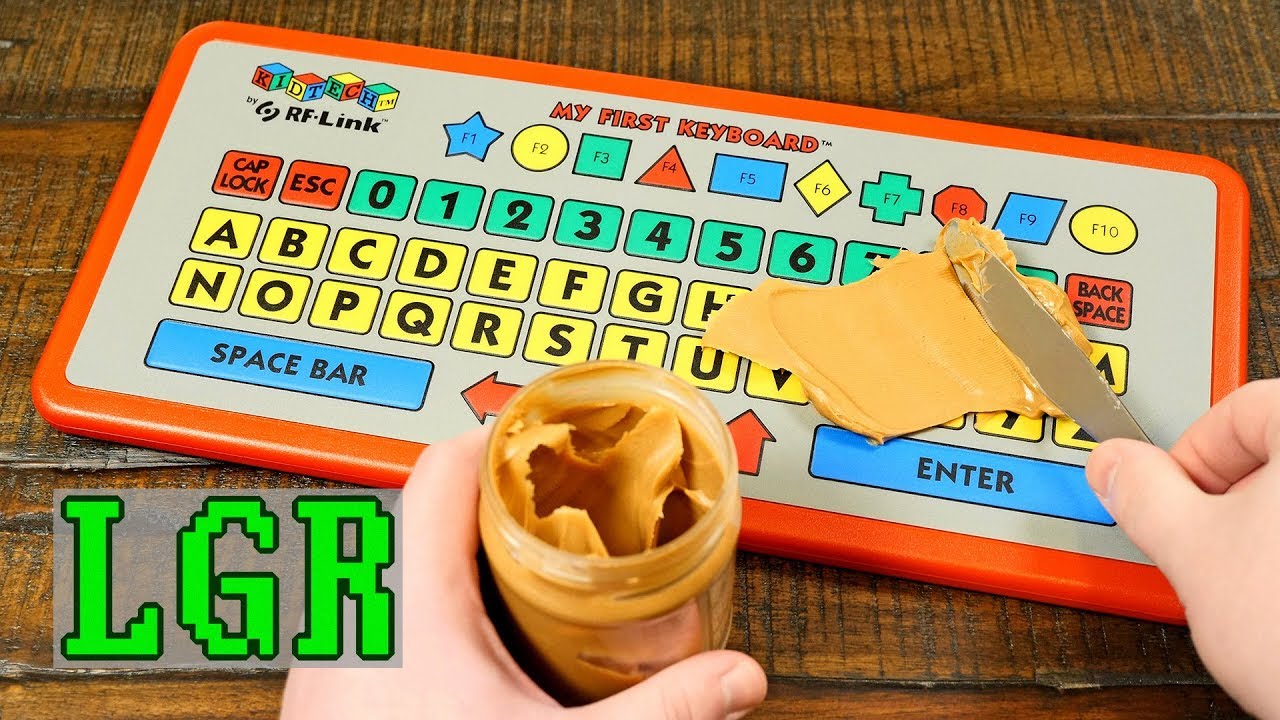 Kidtech My First Keyboard from 1994: It’s Peanut Butter-Proof!