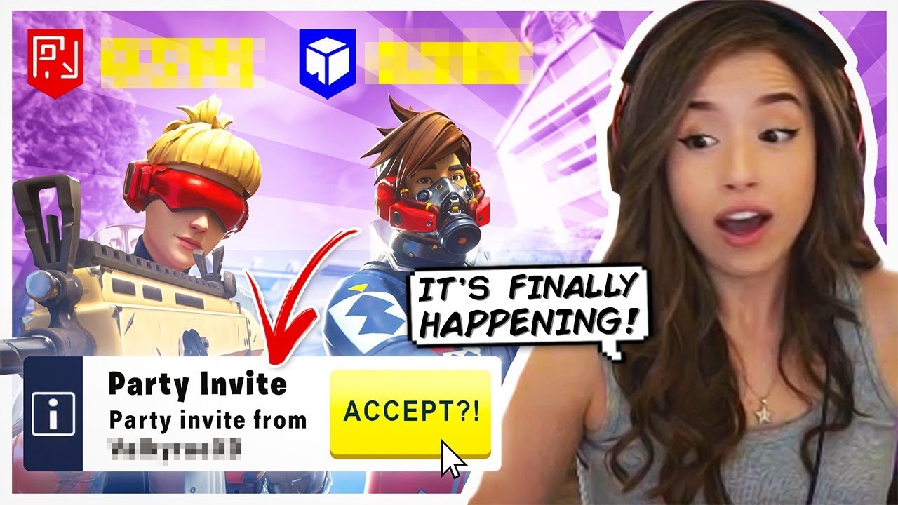 I can’t believe we’re FINALLY playing together! Pokimane Fortnite Squads!
