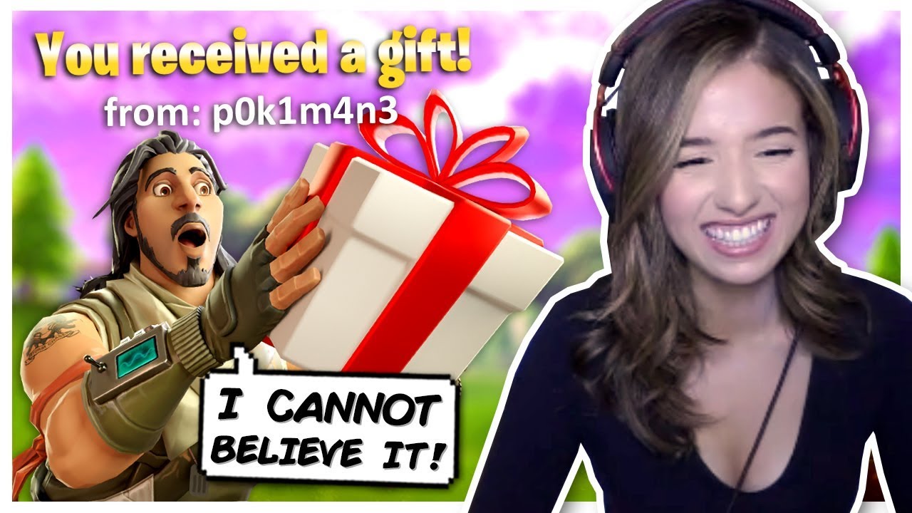 Pokimane gives SURPRISE GIFT to random 12 YR OLD! Fortnite Duo Fill!
