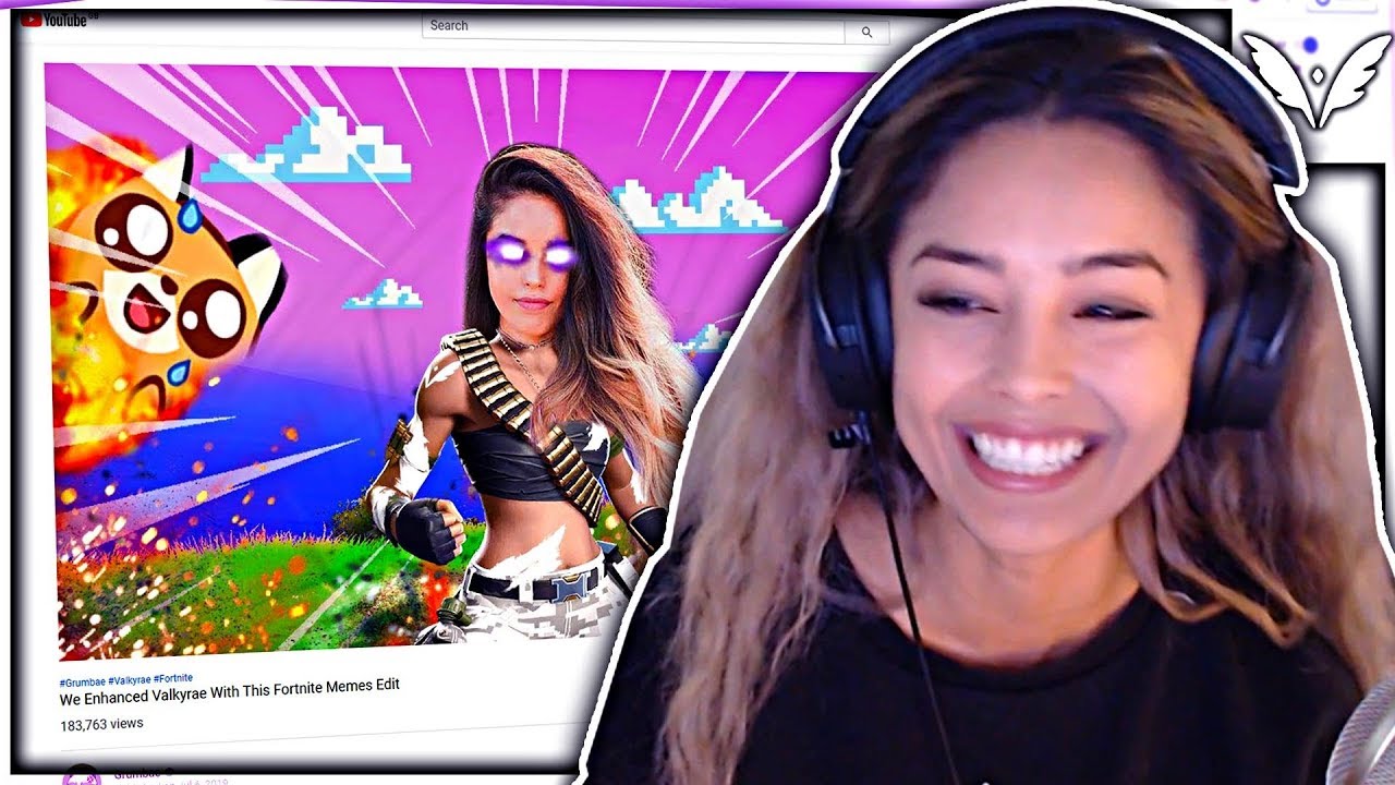 REACTING TO GRUMBAE ‘S VALKYRAE FORTNITE EDIT