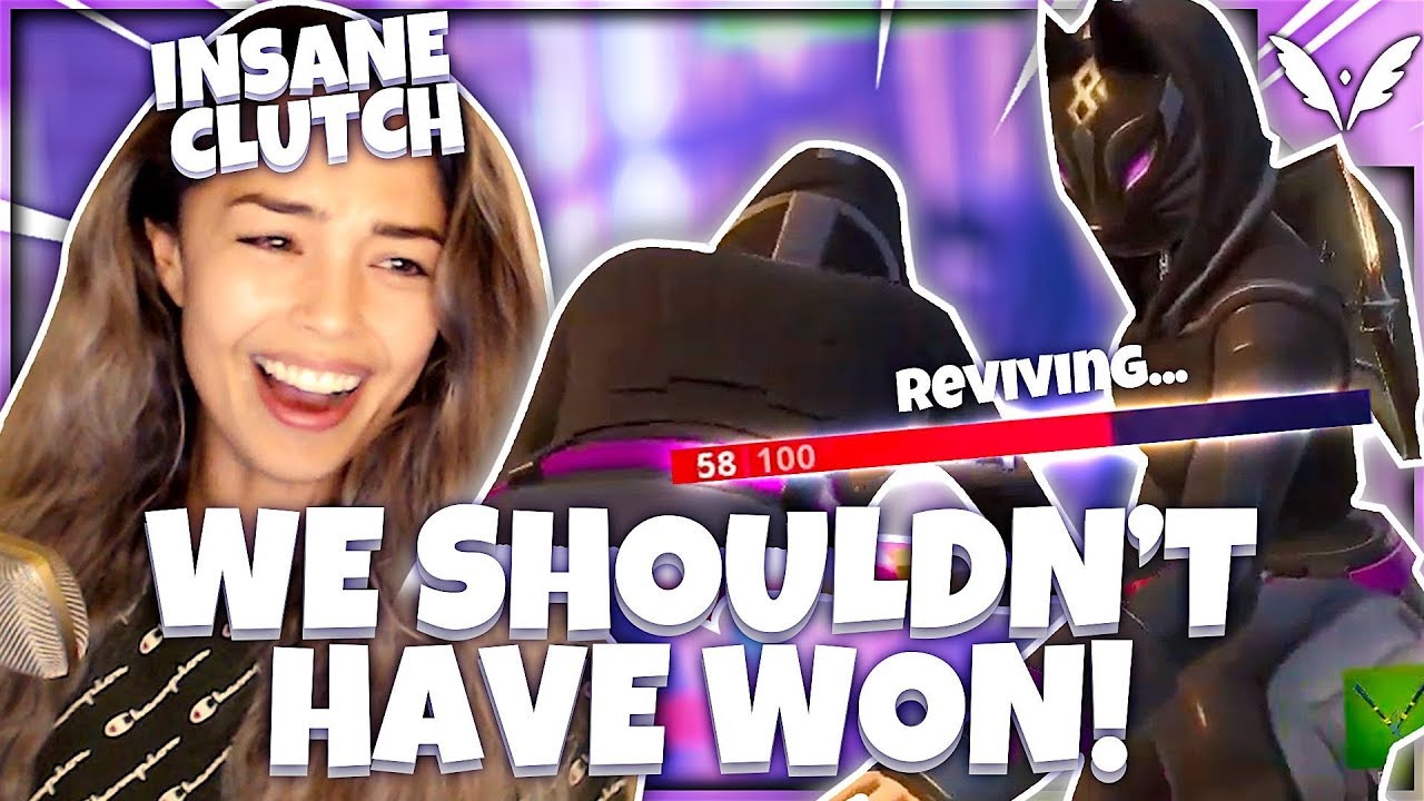 one shot girl pulls off the most insane clutch! – valkyrae fortnite