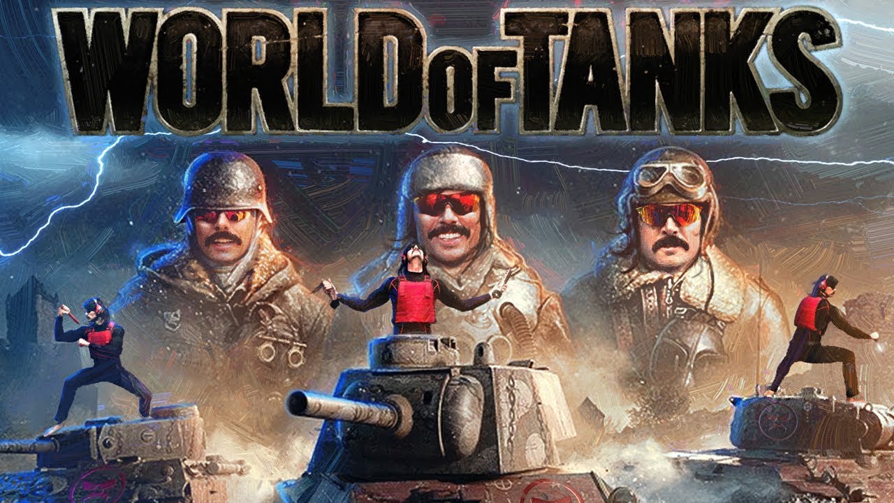 DrDisrespect plays the World of Tanks Battle Royale