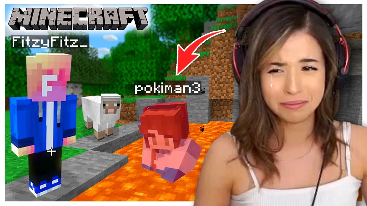 The WORST thing happened in Minecraft – Fitz and Pokimane Part 2!
