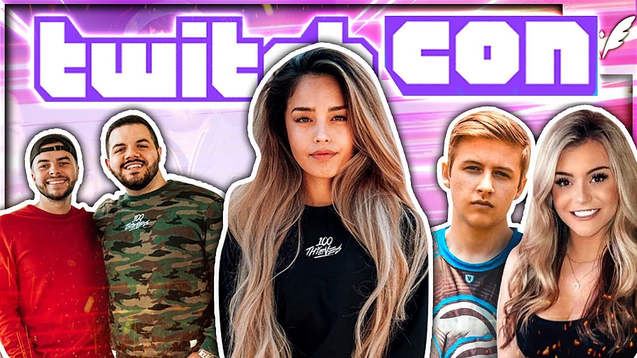 symfuhny tries mashed potatoes, 100t party, twitchcon – valkyrae vlog