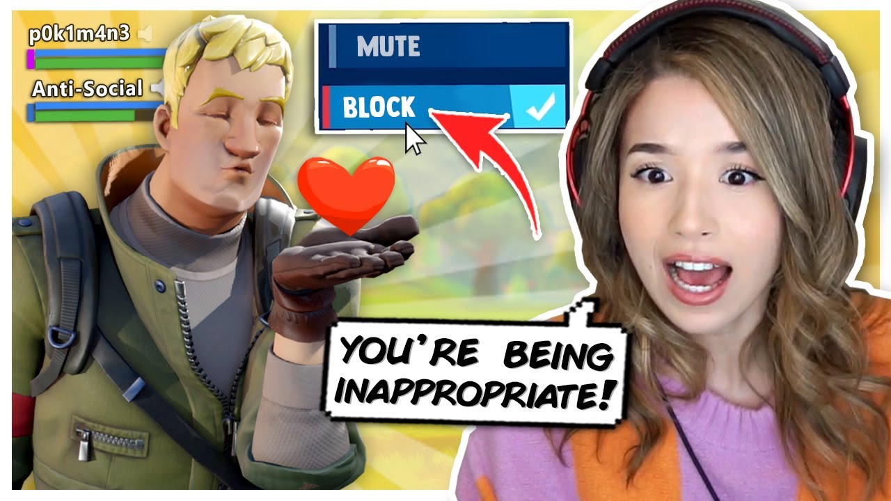 Pokimane BLOCKS Kid on Fortnite! Chapter 2 Season 11 Random Duos!