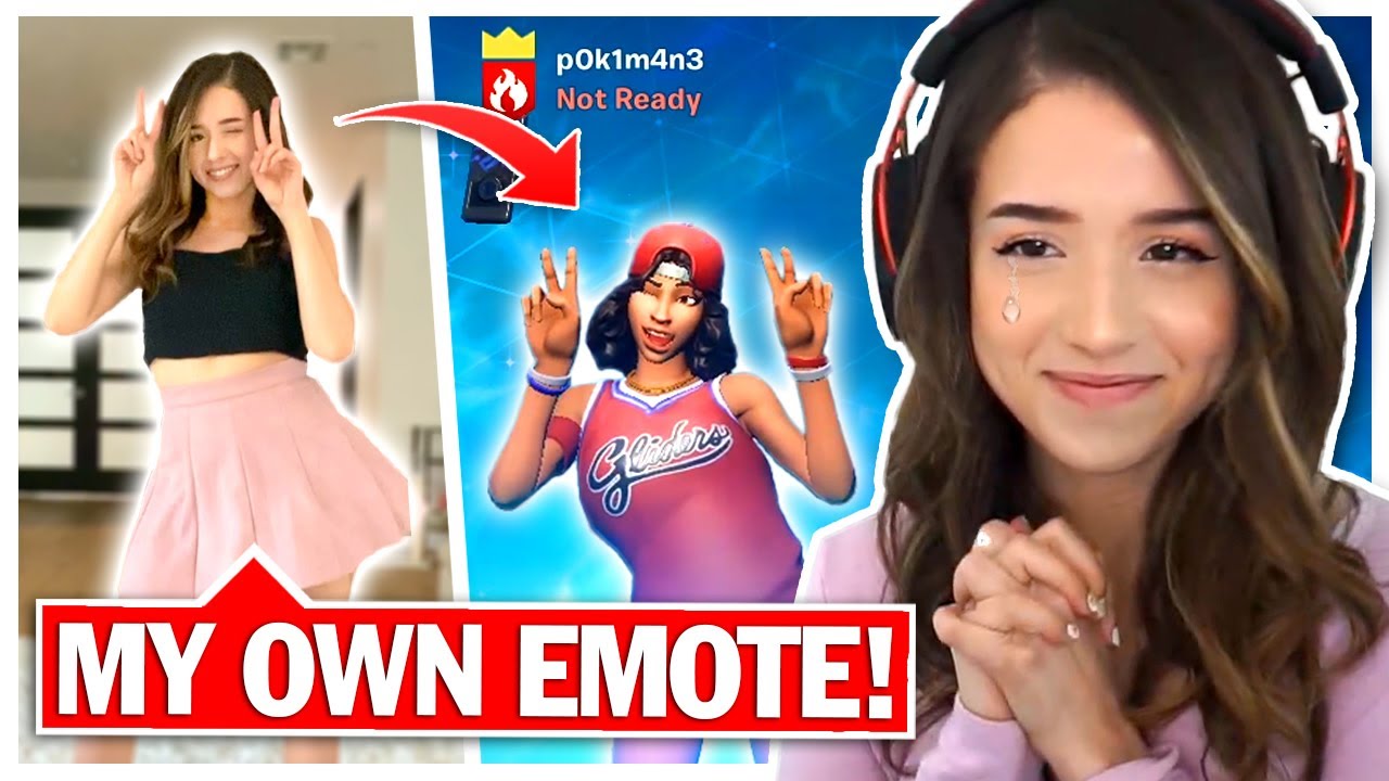 FORTNITE MADE ME AN EMOTE – New Pokimane Dance!
