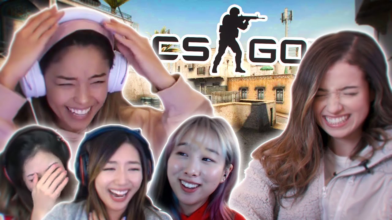 CS:GO GIRL SQUADS! ft. Pokimane, Starsmitten, xChocobars, Fuslie