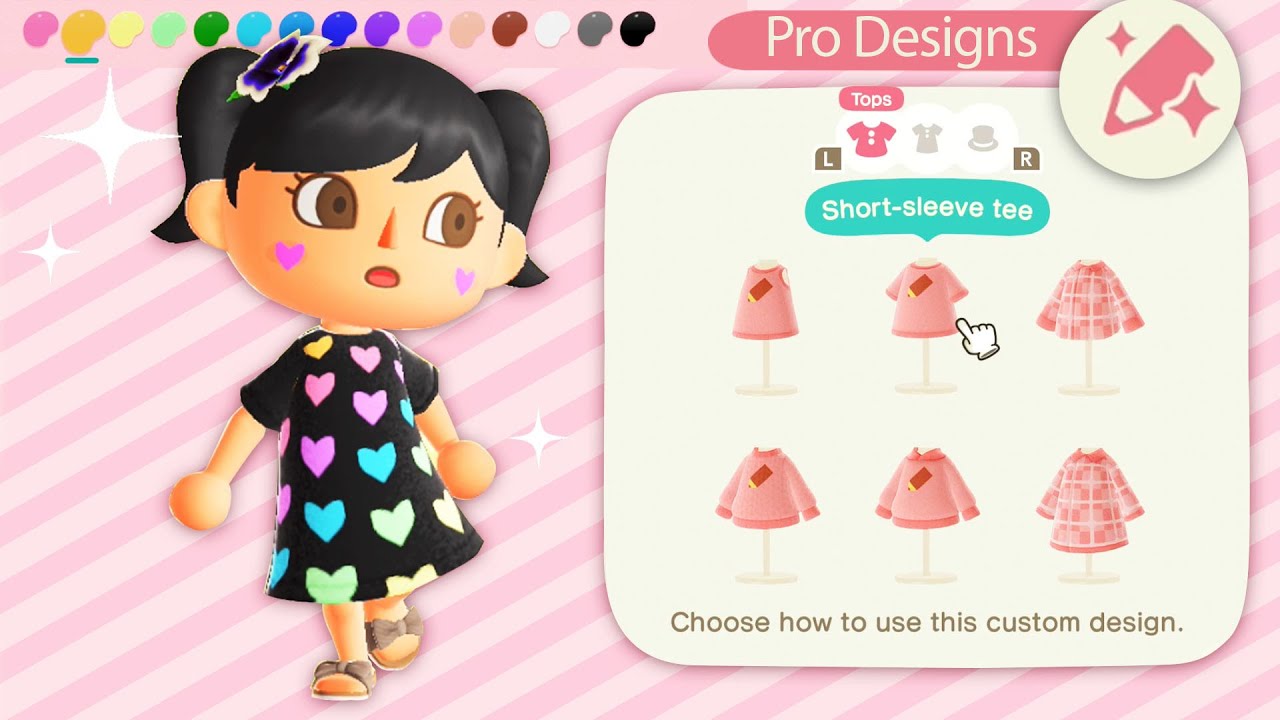 Making My First PRO DESIGN in Animal Crossing New Horizons