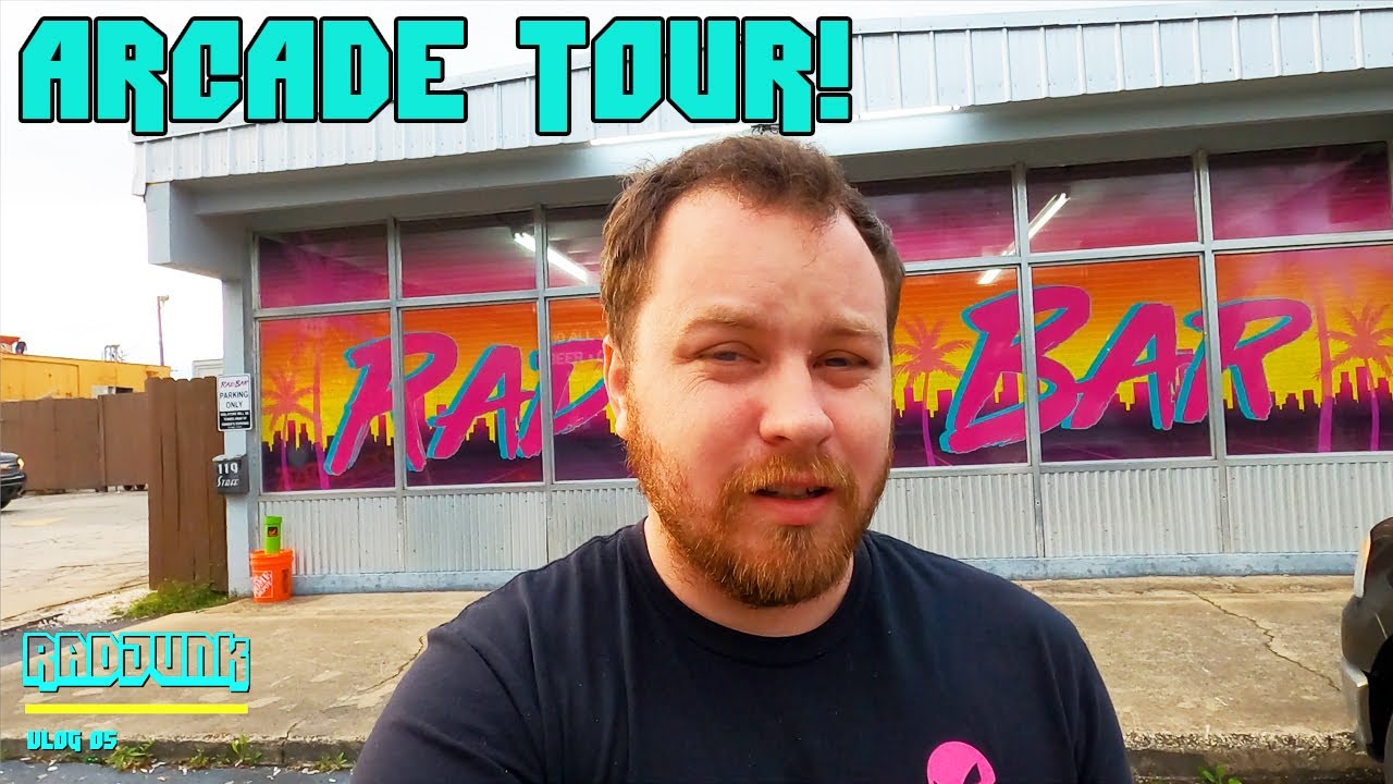 RadJunk VLOG 03.11.2020: RadBar Arcade Tour! Video Games in a bar?!