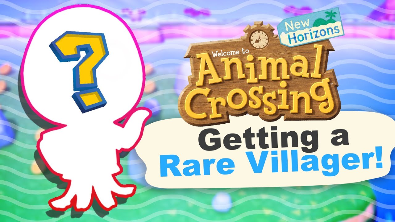 Finding a RARE Villager in Animal Crossing New Horizons