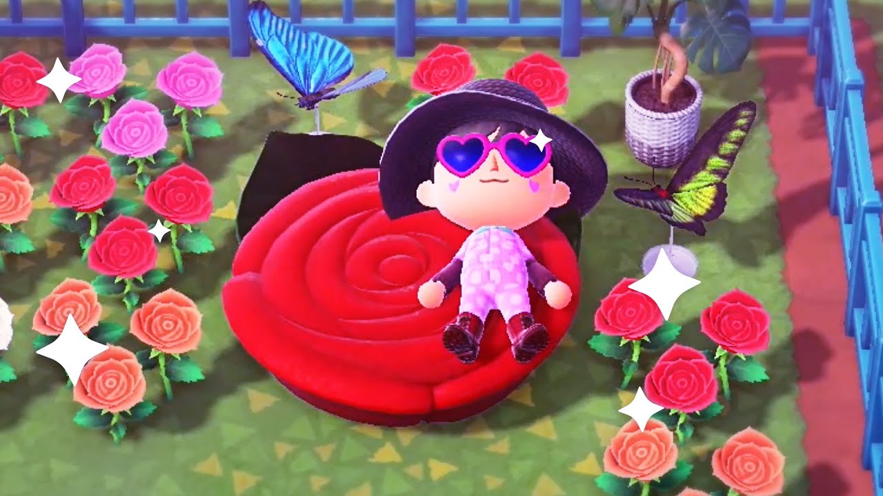 Creating a Beautiful Outdoor Garden Lounge in Animal Crossing New Horizons