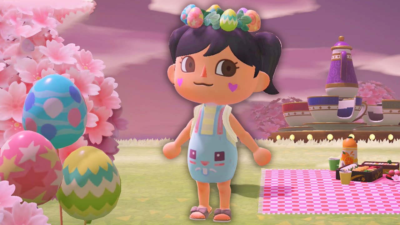 Decorating My Island For Bunny Day in Animal Crossing