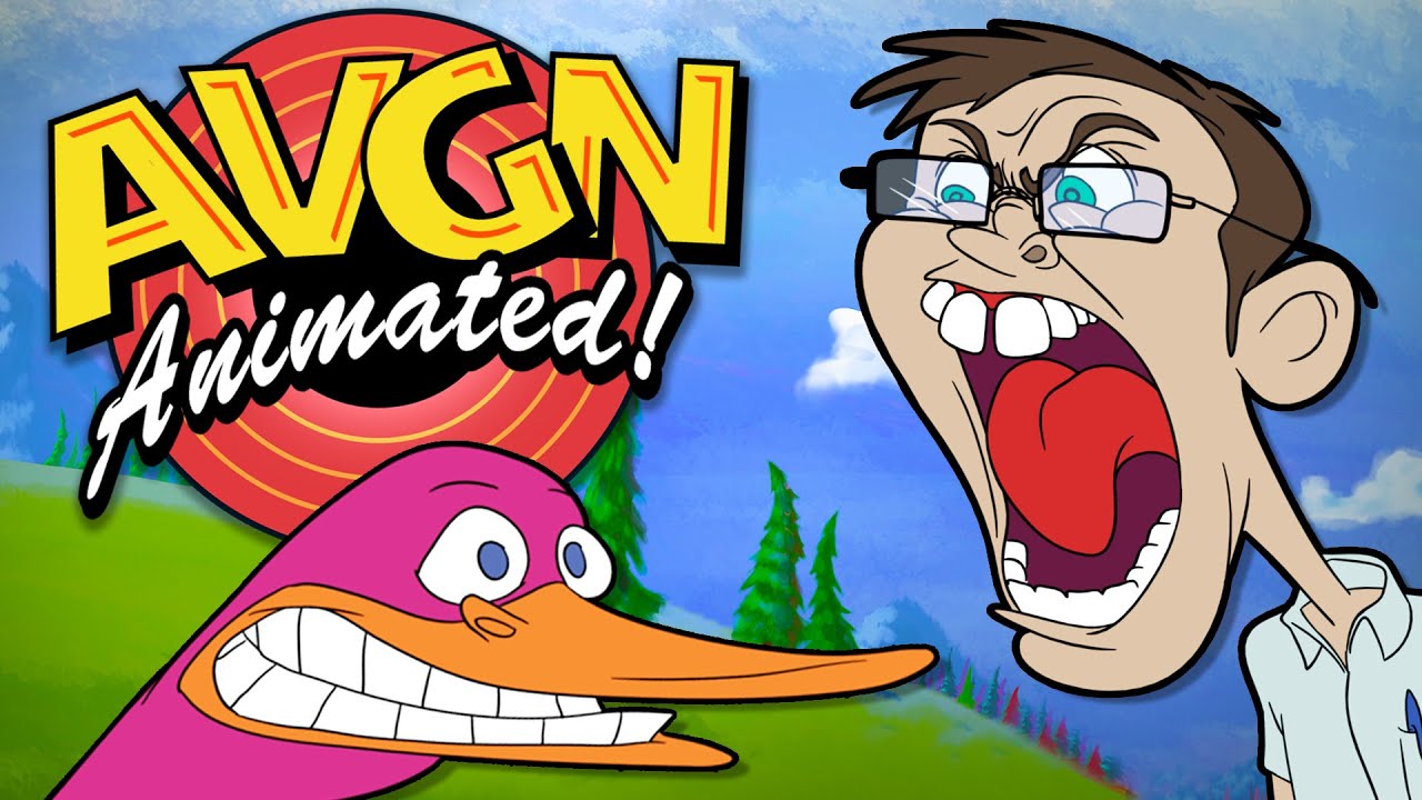 AVGN in Duck Hunt – Animated Angry Video Game Nerd