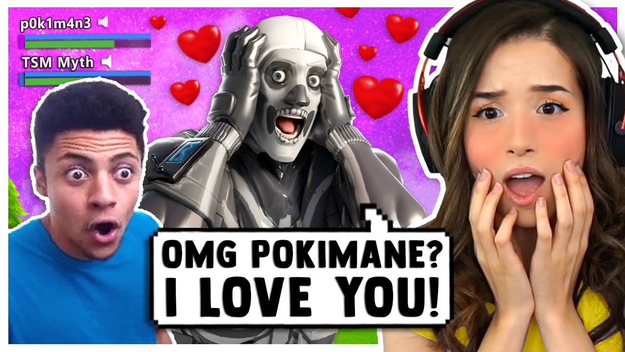 Pokimane Meets her BIGGEST FAN in Fortnite ft. TSM Myth!