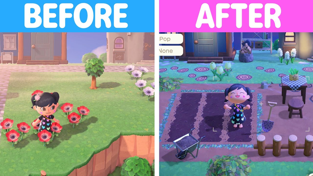 CUTE Farm Makeover in Animal Crossing New Horizons