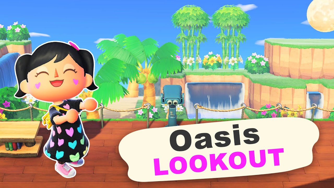 Making An Oasis Lookout in Animal Crossing New Horizons