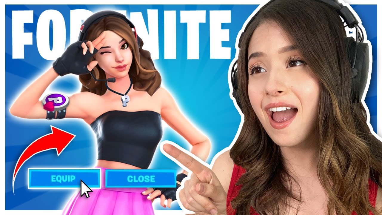 HE MADE ME A POKIMANE FORTNITE SKIN!
