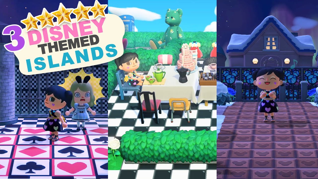 3 DISNEY Inspired Island Tours in Animal Crossing New Horizons