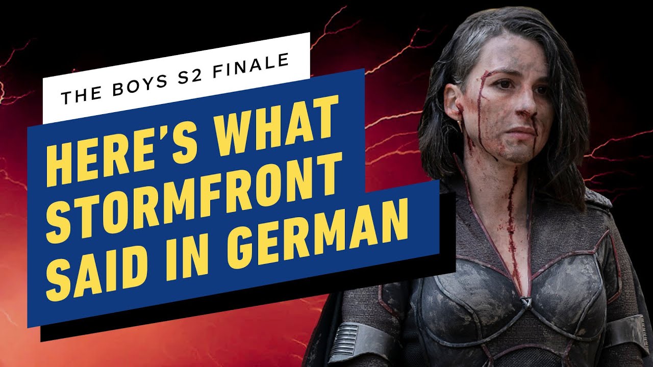 The Boys Season 2 Episode 8: Here’s What Stormfront Said in German
