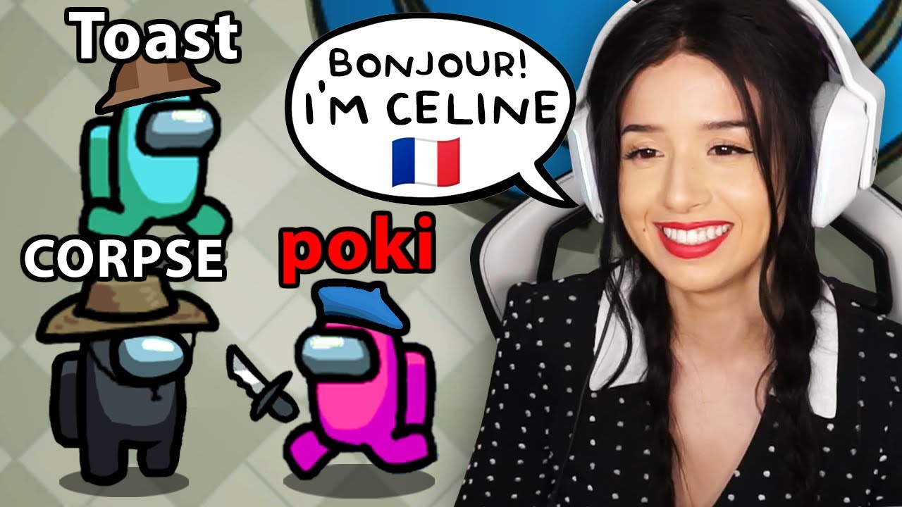 Among Us but i’m a FRENCH GIRL serial killer ROLEPLAY ft. Disguised Toast, CORPSE, Valkyrae & more!