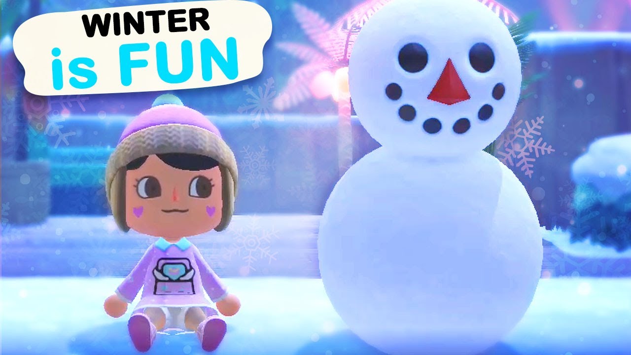 Playing Animal Crossing After 3 Months Just To See SNOW
