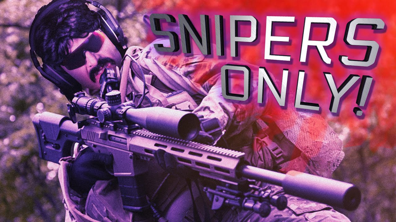 DrDisrespect Drops 50 Bombs During the Warzone Sniper Challenge
