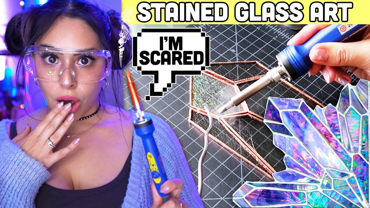 I tried to make Stained Glass Art! – TiffyTries