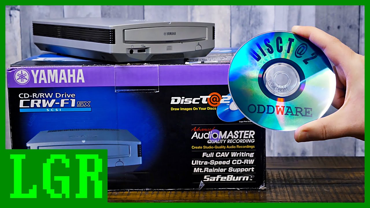 LGR Oddware – Tattooing CD-Rs with Yamaha DiscT@2