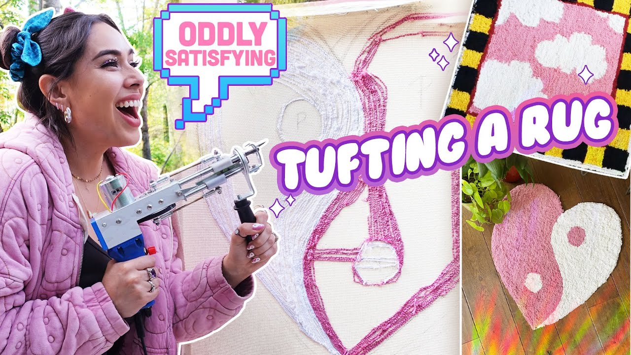 I Tried Tufting a Rug! – Tiffy Tries