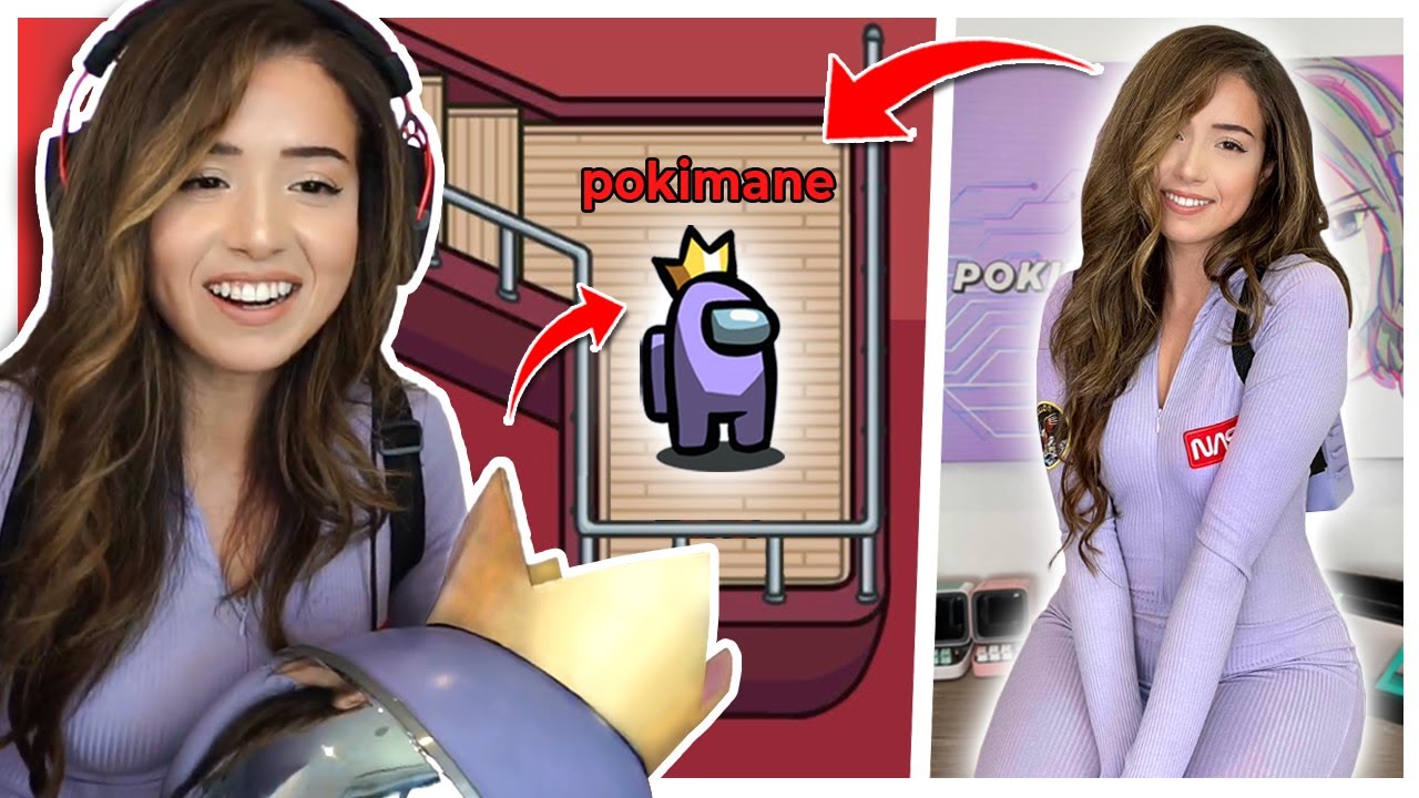 Pokimane Among Us COSPLAY!