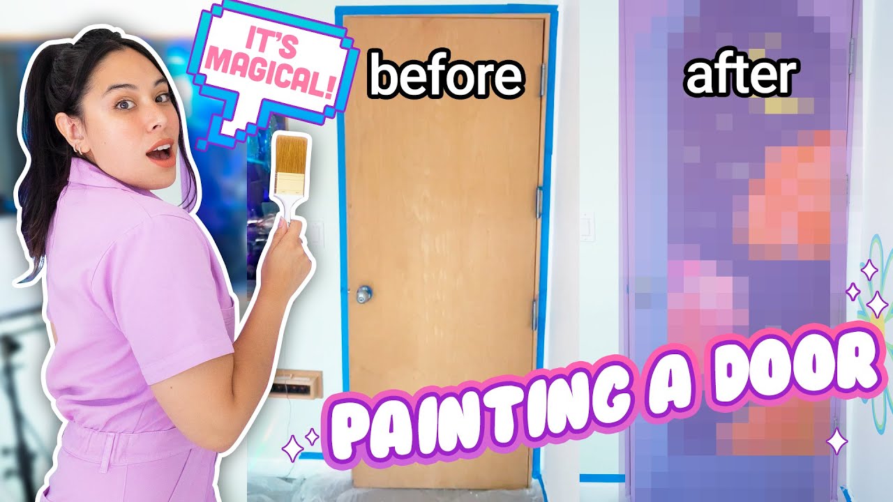 I Tried Painting a Door – Tiffy Tries