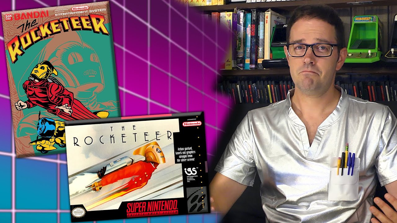 The Rocketeer (NES & SNES) – Angry Video Game Nerd (AVGN)