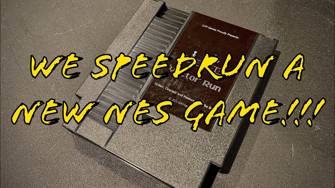 RadJunk Super Friday Show? We Speedrun Vector Run With It’s Creator! NESMaker!