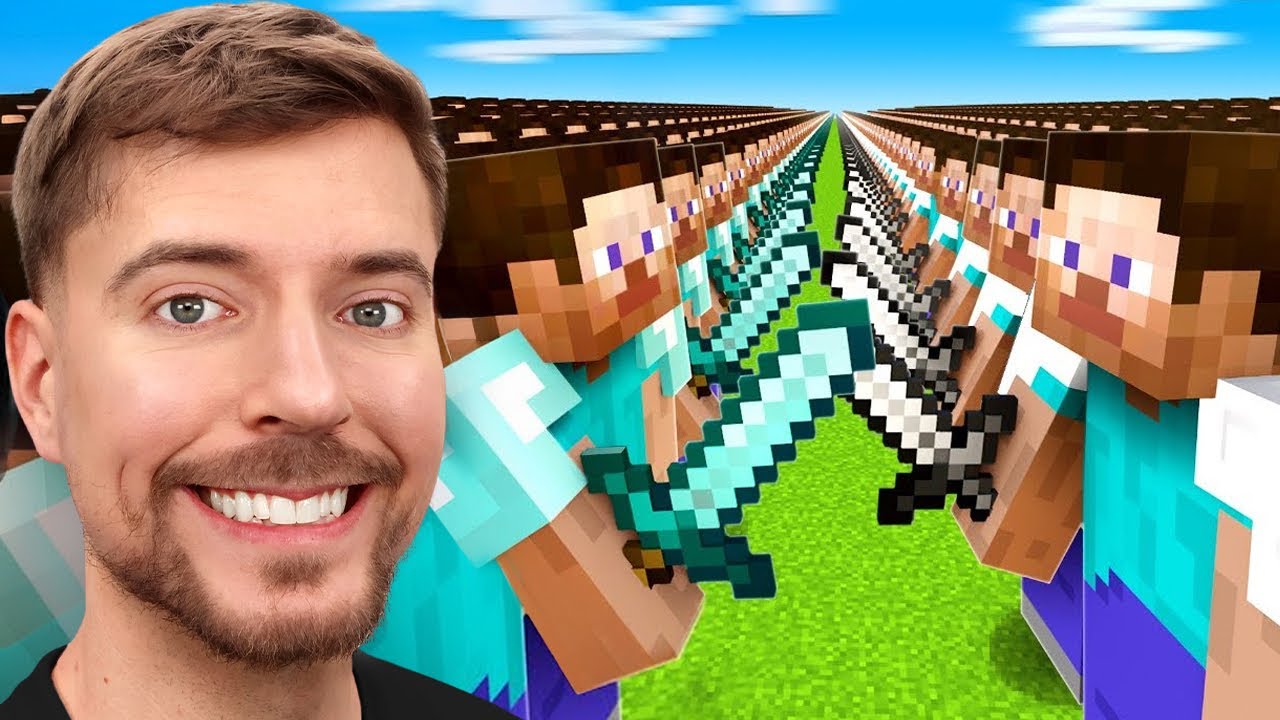 1000 vs 1000 Player War!