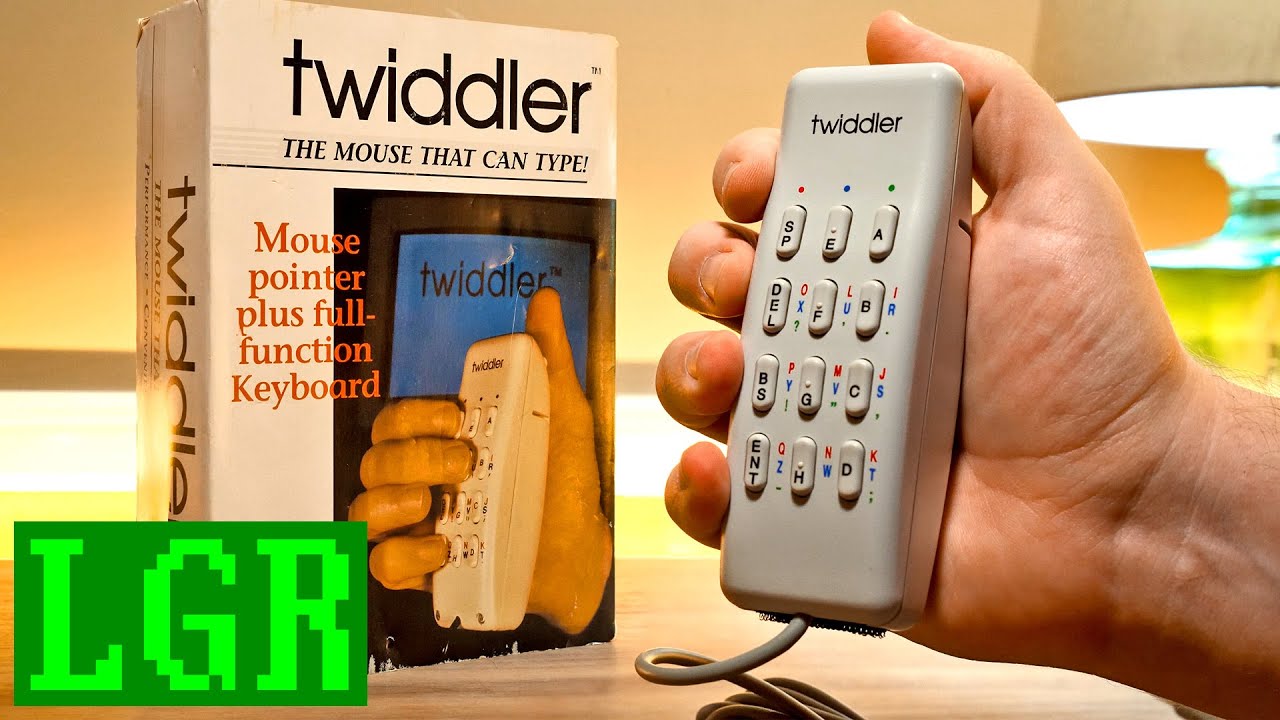 LGR Oddware: Twiddler Motion Controlled Keyboard Mouse from 1992