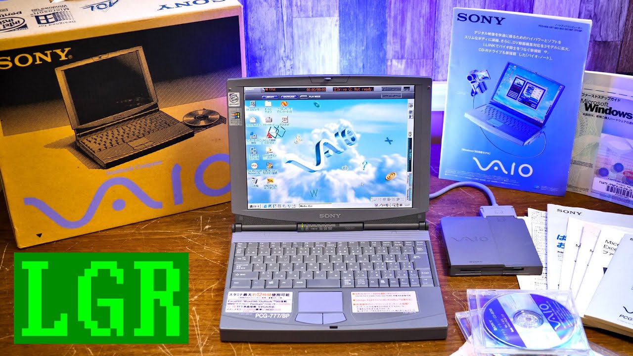 ¥220,000 Japanese Laptop from 1999: Unboxing a Sony Vaio PCG-777/BP