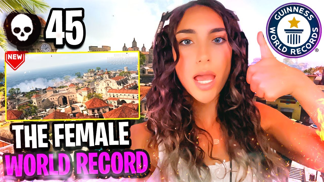 FEMALE WORLD RECORD 45 KILLS FORTUNE’S KEEP (Vanguard Warzone)