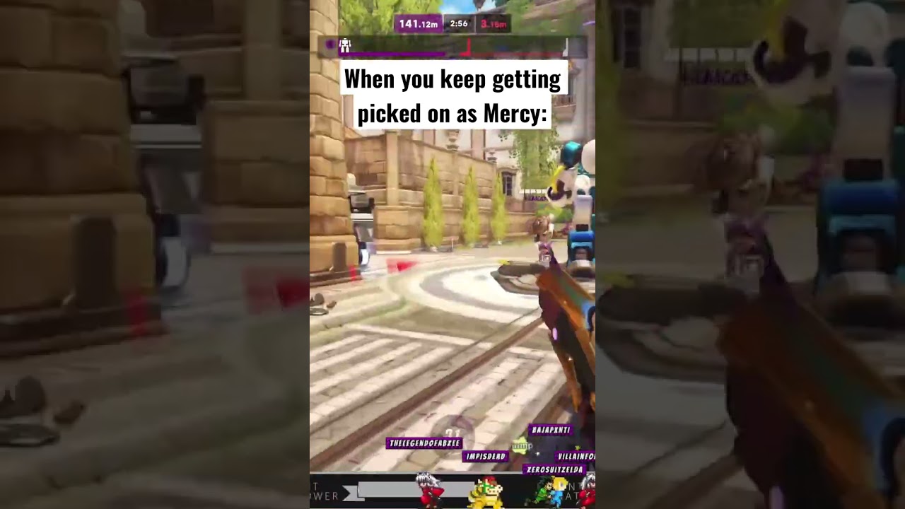 Overwatch 2 Players as a Mercy Main…
