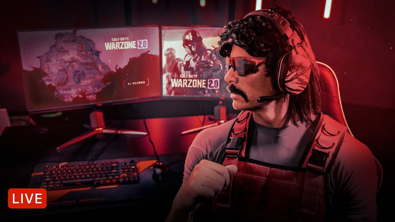 🔴LIVE – DR DISRESPECT – WARZONE 2.0 AND DMZ WATCH PARTY
