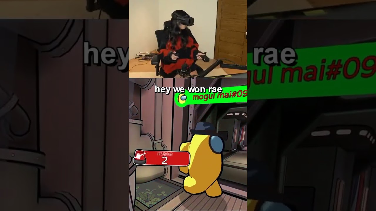 Valkyrae and Ludwig Speed Run TWO Wins as IMPOSTOR in Among Us VR