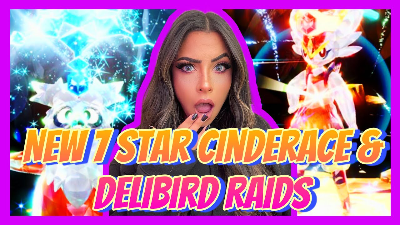 NEW Black Crystal Tera Raids Ft. CINDERACE & DELIBIRD | Pokemon Scarlet & Violet