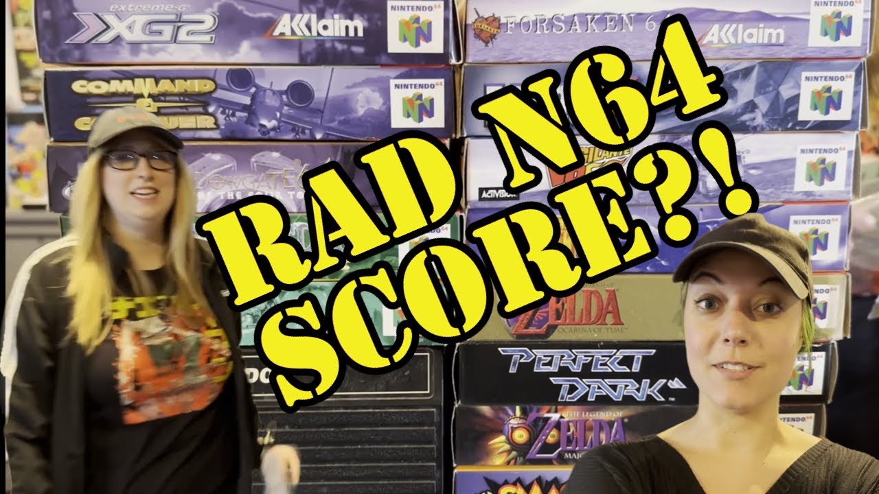 The girls scored a RAD N64 collection!