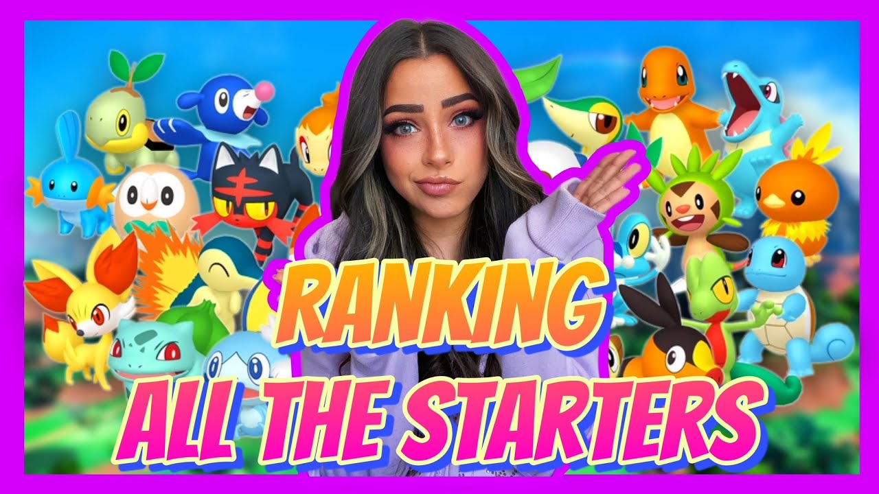I Ranked EVERY Starter Pokemon From Gen. 1 To Gen. 9!