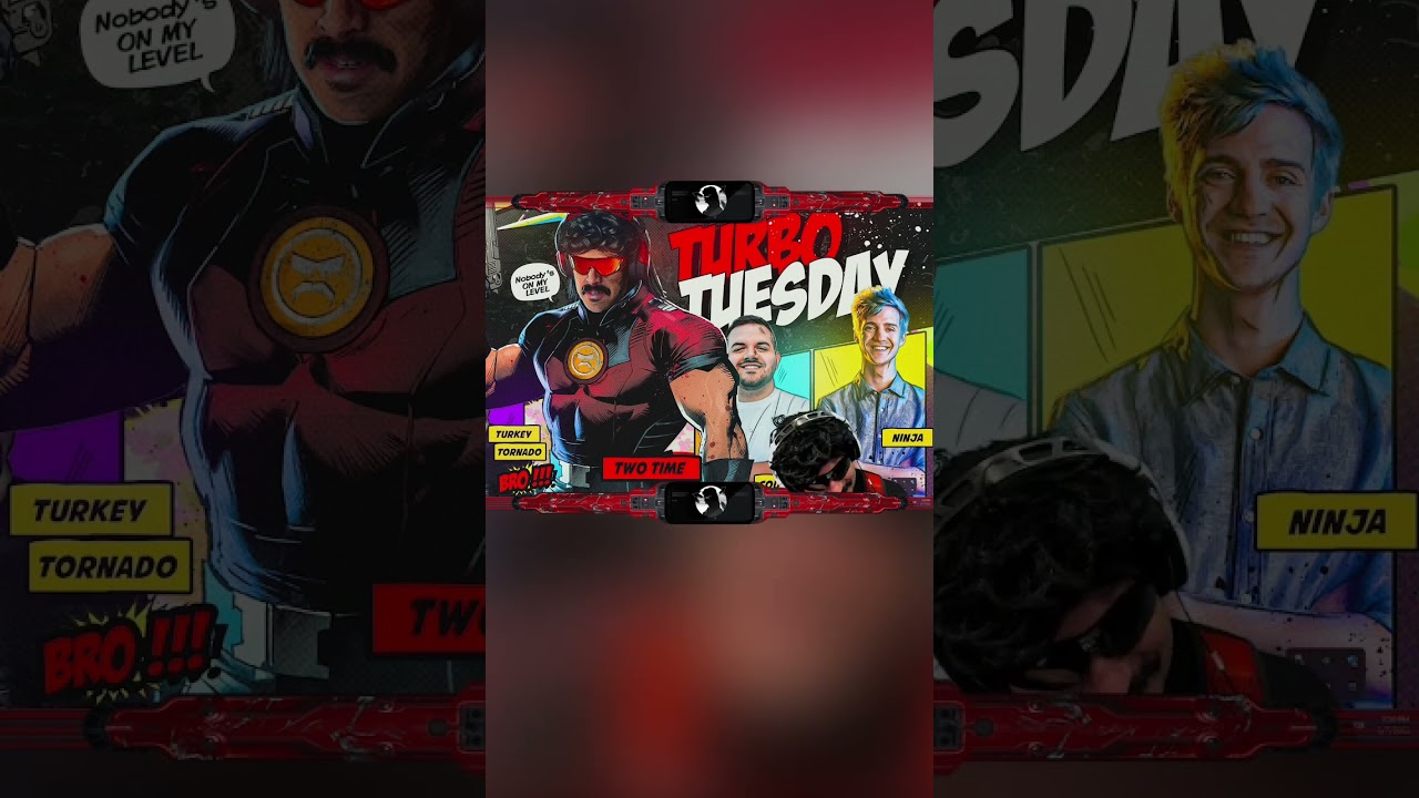 BREAKS CHARACTER TURBO TUESDAY BEST PRODUCTION! #shorts #drdisrespect #tfue