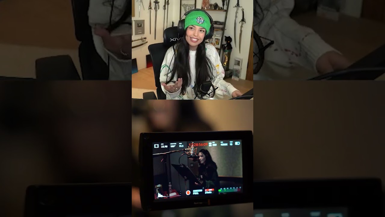 Valkyrae On Her Experience Voice Acting for Netflix/Sonic🎙️🗣️